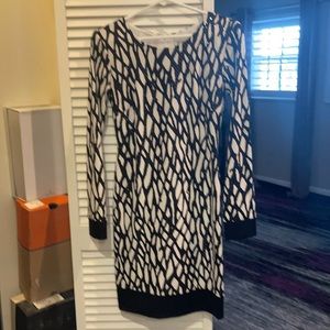 Black & White Sequin Dress